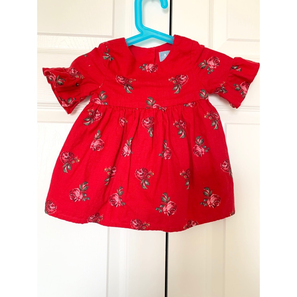 GAP Floral Red Dress